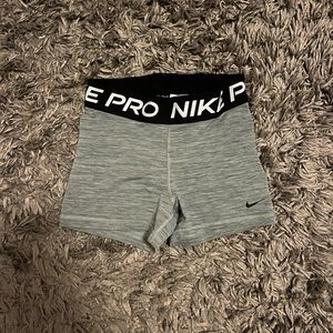 grey nike pros
